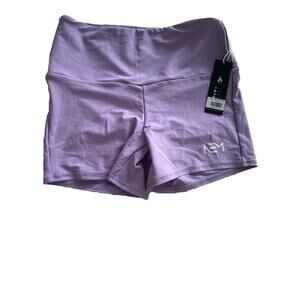 NEM by Ryderwear light purple scrunch bum shorts Sz M NWT